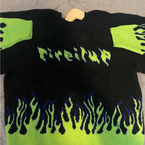 Vintage Y2K Flame Sweater - Picture 2 of 4